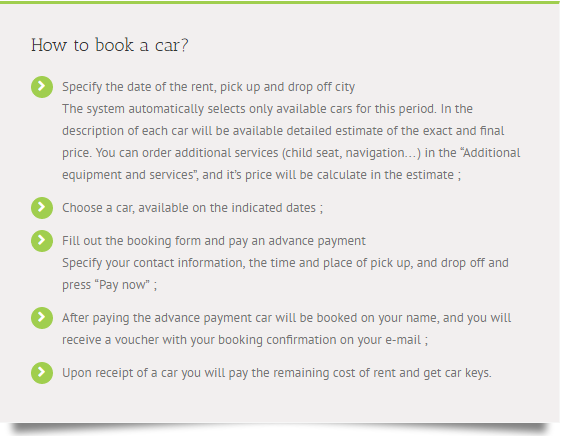 Car rental Becici, FAQ 2